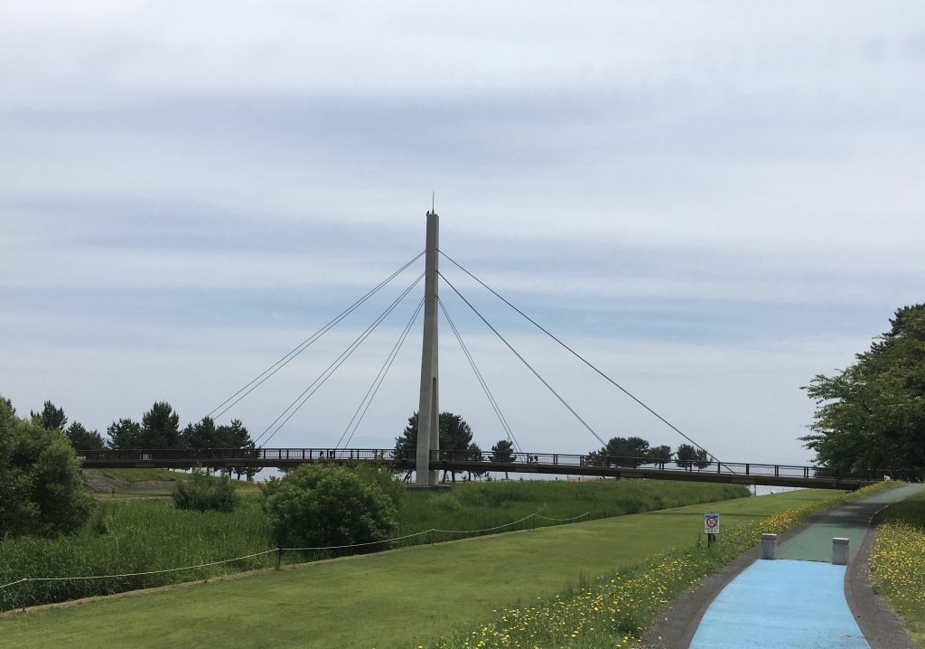 知内川にかかる橋