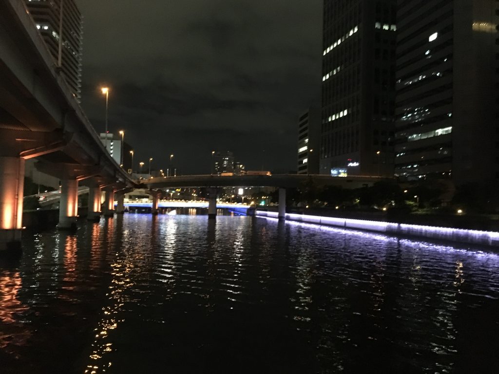 渡辺橋からの夜景